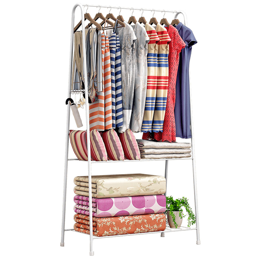 Rack Organizador de Ropa Armable 080Y Blanco