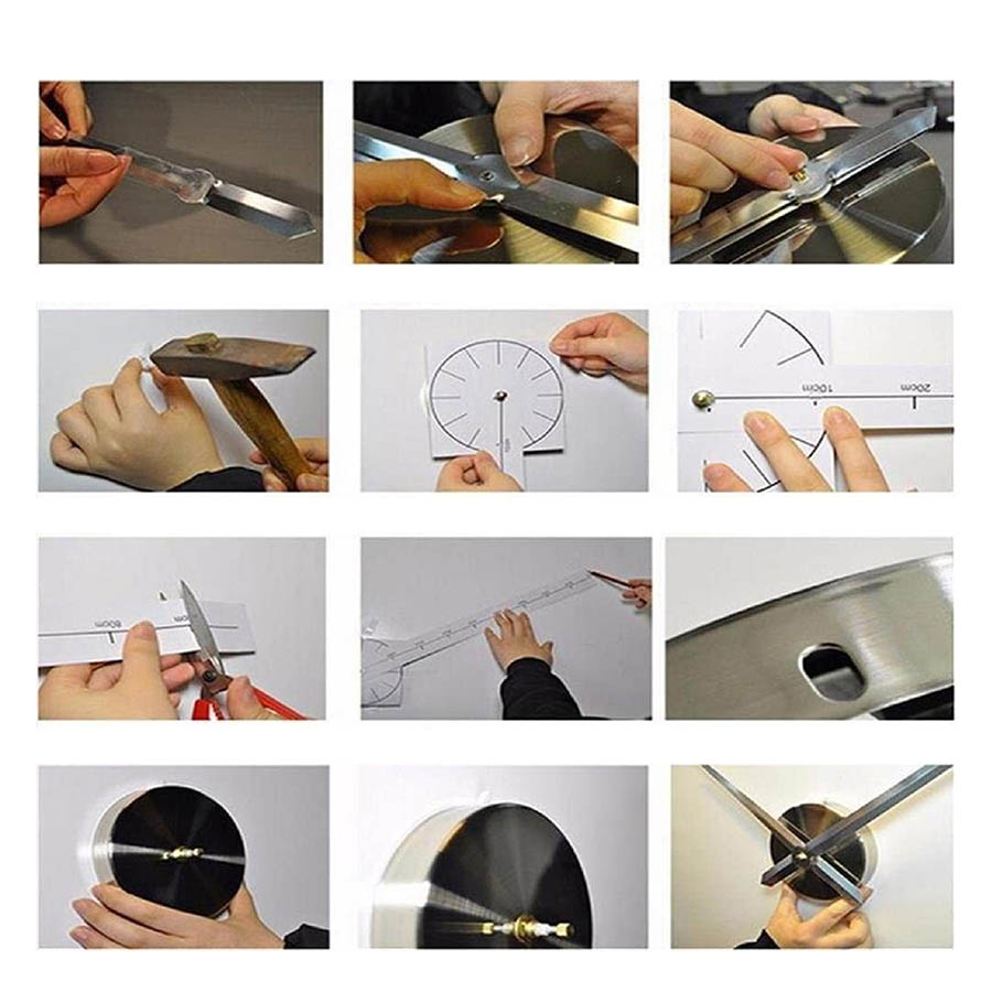 Reloj de Pared Moderno Gigante Hágalo Usted Mismo - Imagen 6
