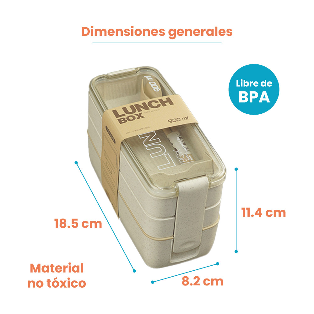 Lunch Box 3 niveles - Imagen 6