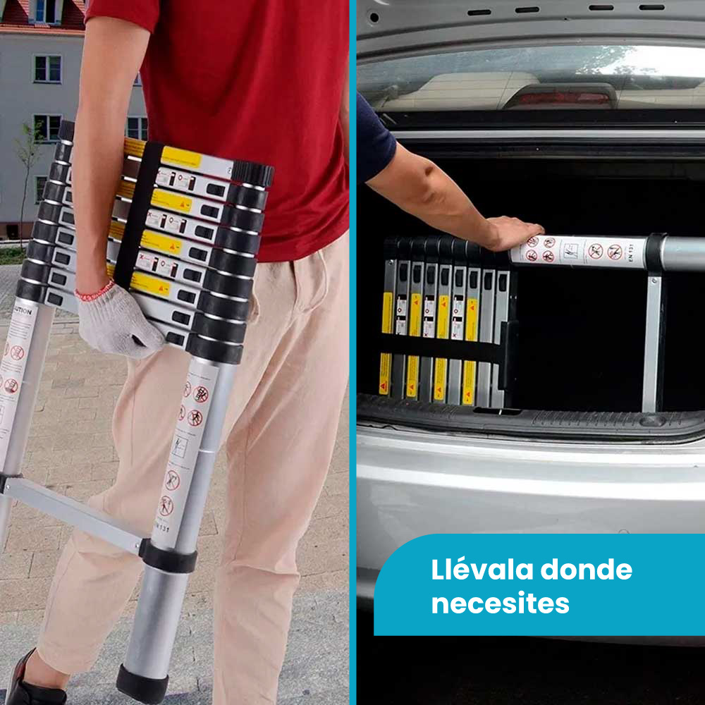 Escalera Retráctil Sencilla de 3.8 metros - Imagen 10