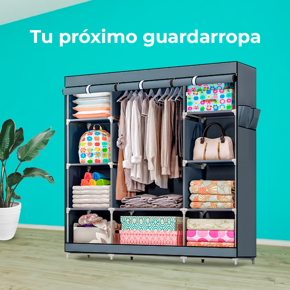 Closet Organizador Armable 1610 Plateado | utilísimo® - Imagen 8