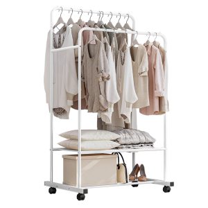 Rack Armable Organizador de ropa 089Y Blanco