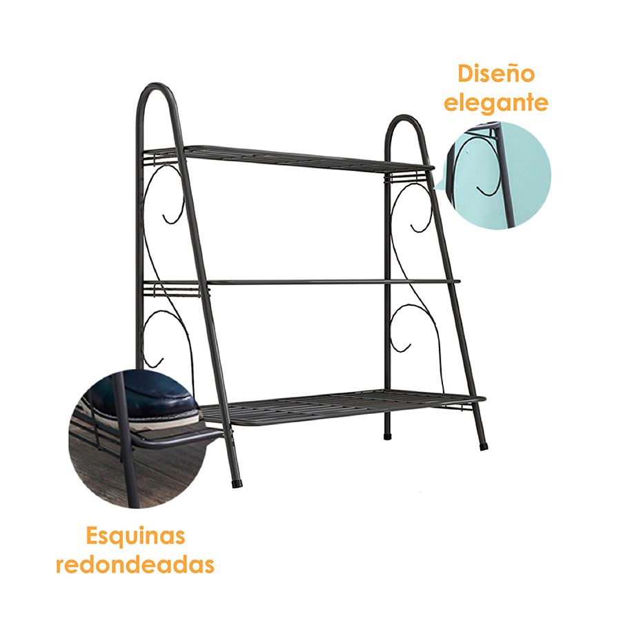 Organizador Rack Pequeño Z643 Gris Oscuro - Imagen 8