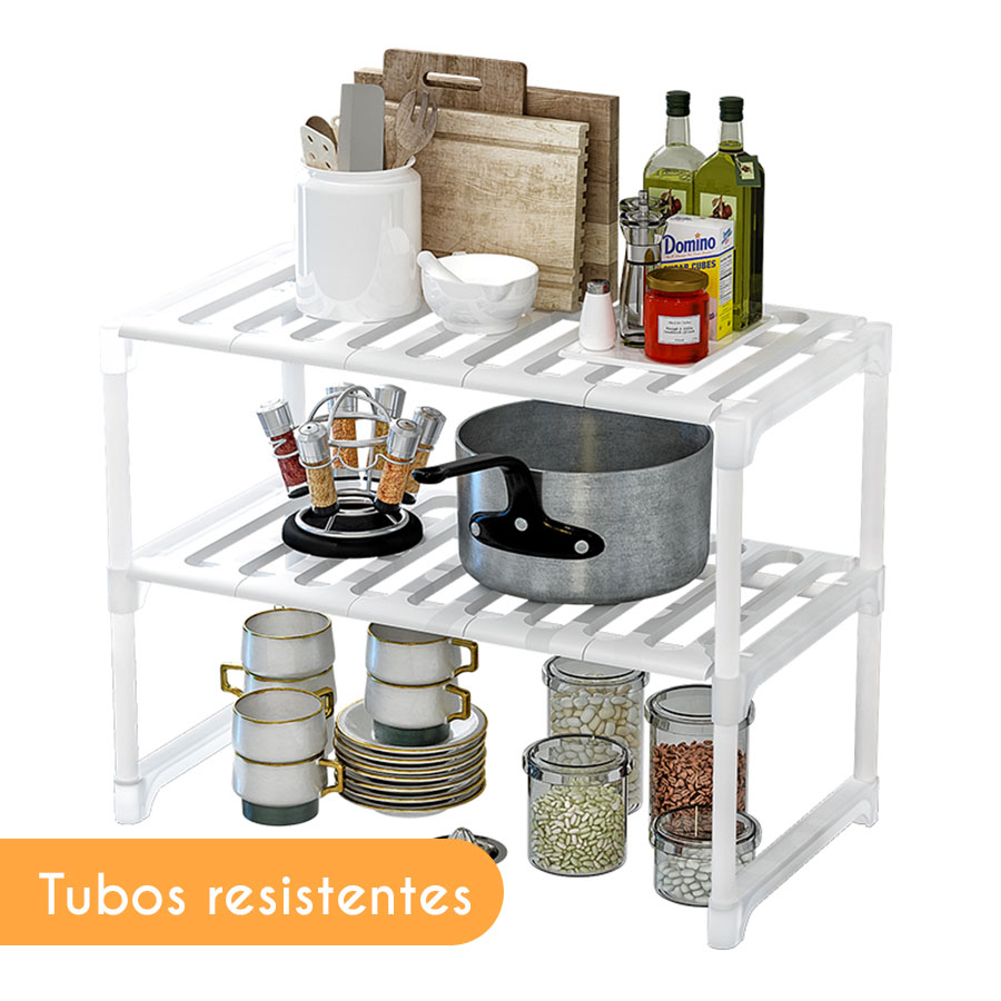 Escurridor de trastes para fregadero Z652 Blanco | utilísimo® - Imagen 5