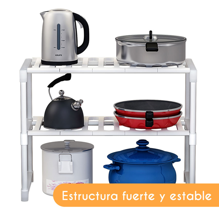 Escurridor de trastes para fregadero Z652 Blanco | utilísimo® - Imagen 6
