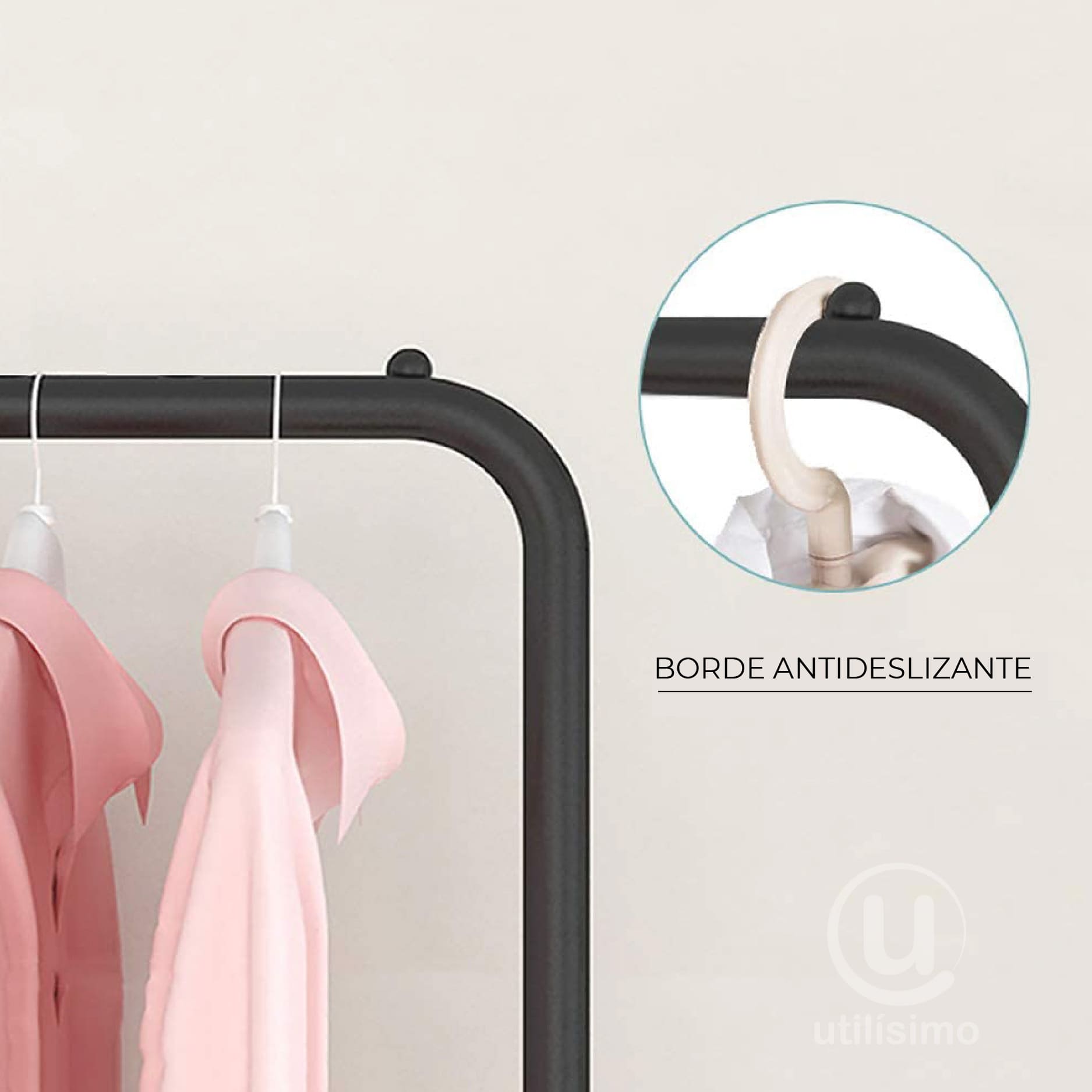 Estante Ropa L1217 Negro | utilísimo® - Imagen 6