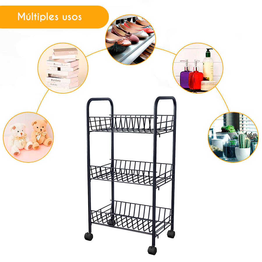 Estante Organizador Z753 Negro | utilísimo® - Imagen 6