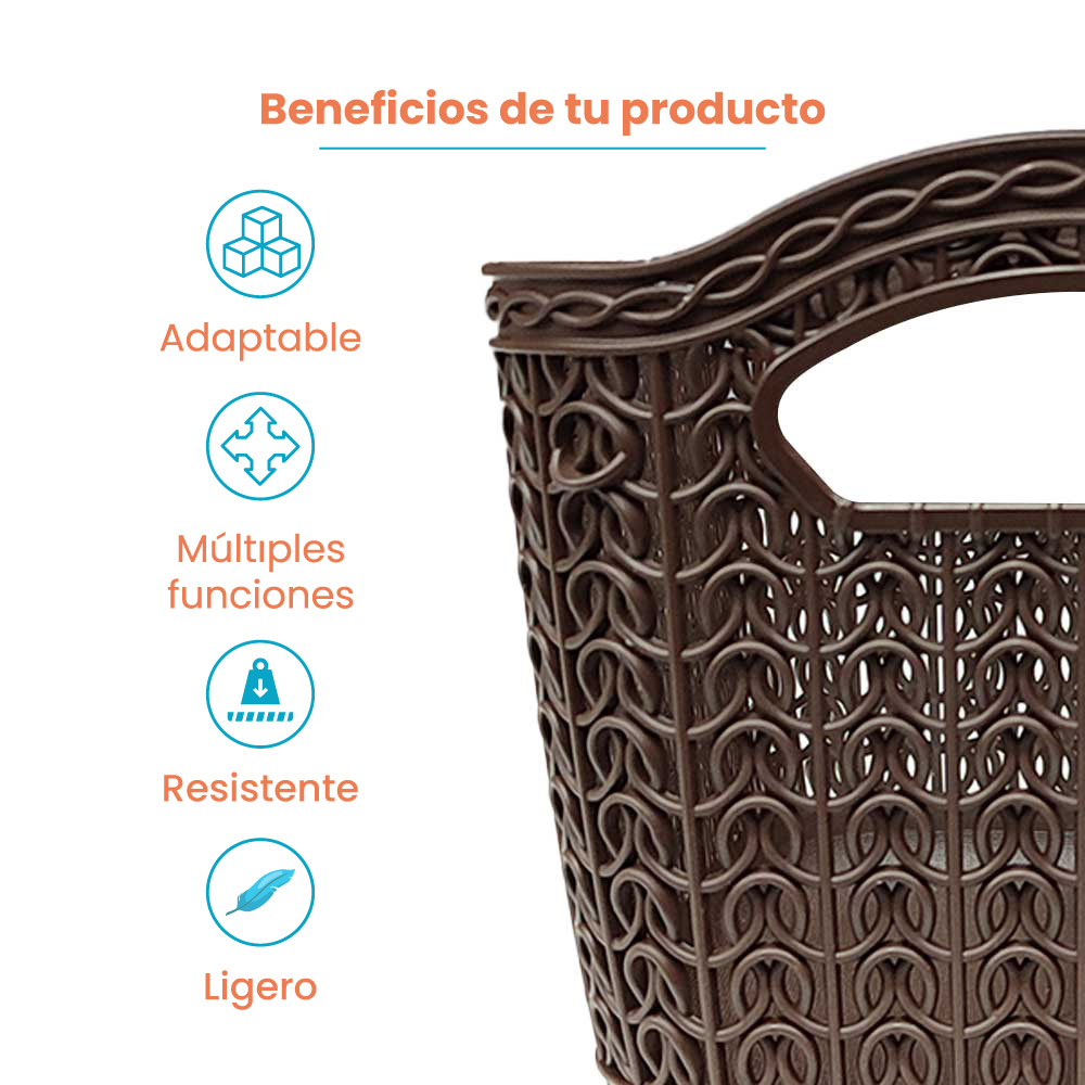 Canasta Ch Tipo Mitril La Ardilla | utilísimo® - Imagen 6