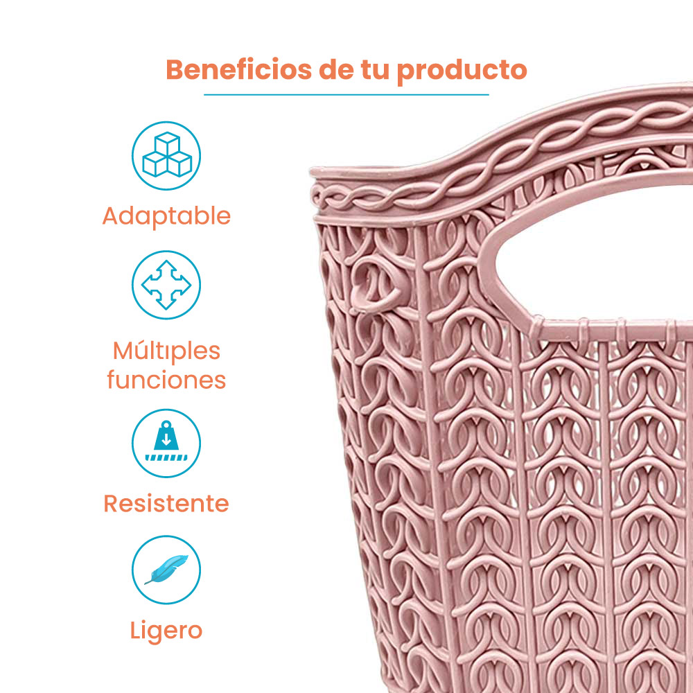 Canasta Med Tipo Mitril La Ardilla | utilísimo® - Imagen 5