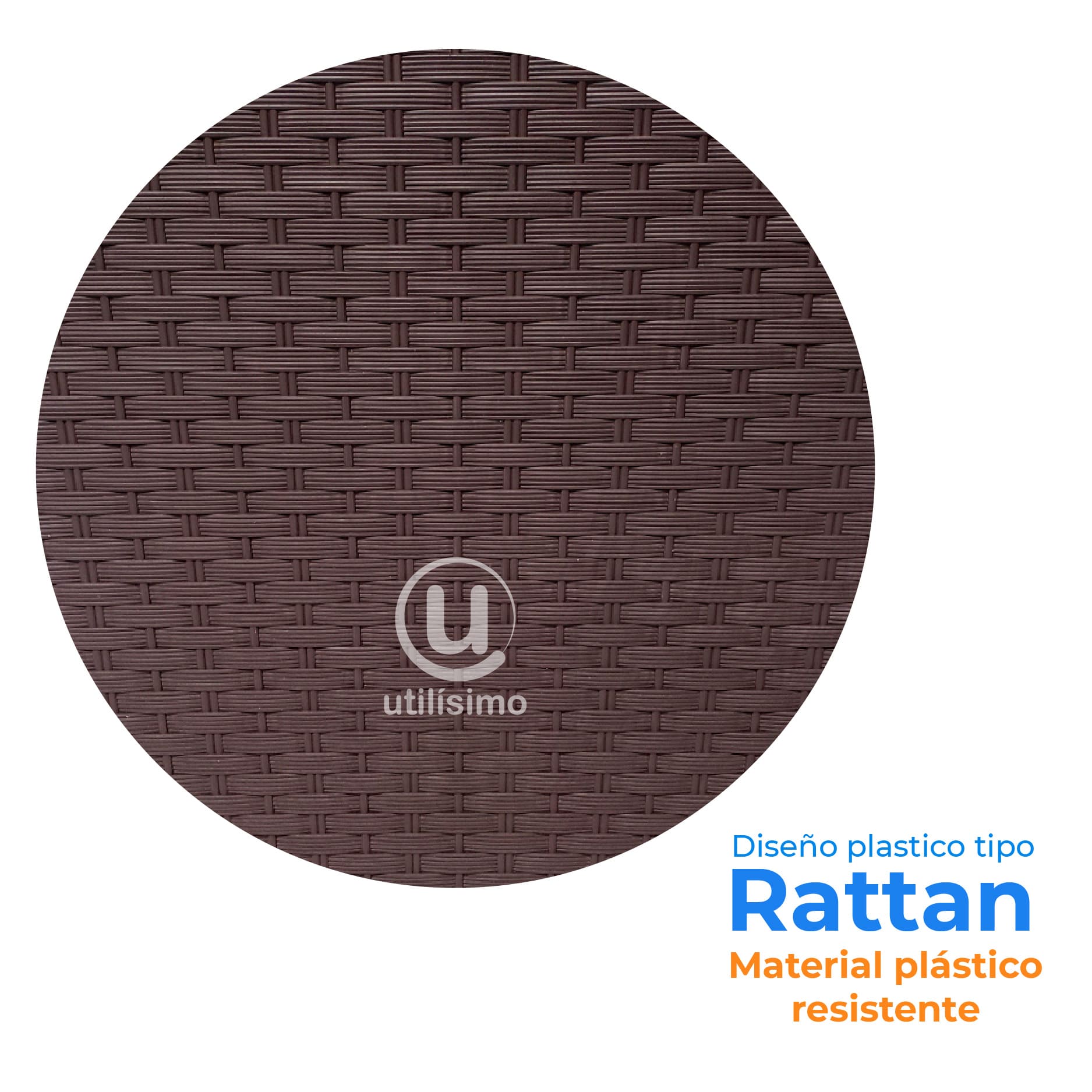 Cesto Papelero Tipo Rattan Cuadrado La Ardilla | utilísimo® - Imagen 8