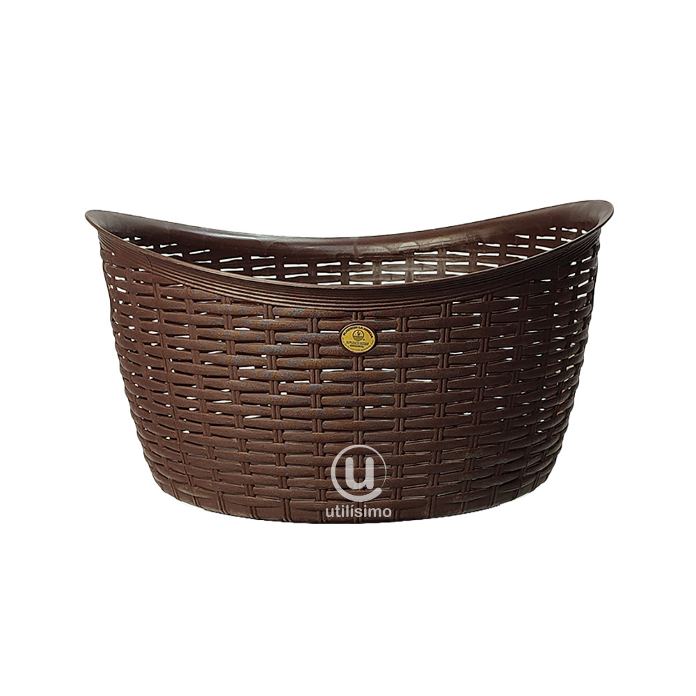 Canasta Tipo Rattan Oval La Ardilla | utilísimo® - Imagen 3