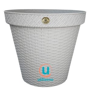 MACETA TIPO RATTAN REDONDA D25 LA ARDILLA | utilísimo®