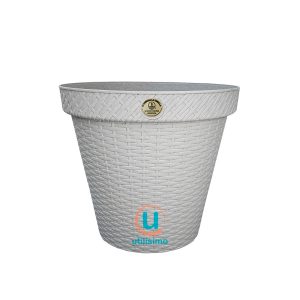 MACETA TIPO RATTAN REDONDA D48 LA ARDILLA | utilísimo®