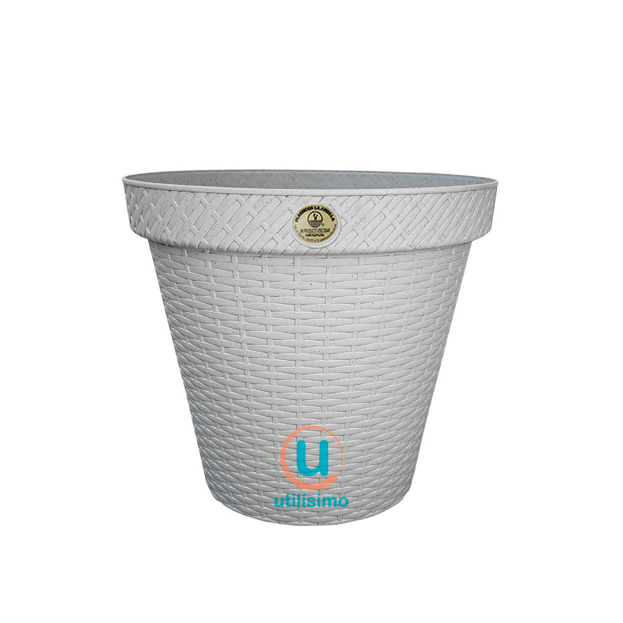 MACETA TIPO RATTAN REDONDA D48 LA ARDILLA | utilísimo®