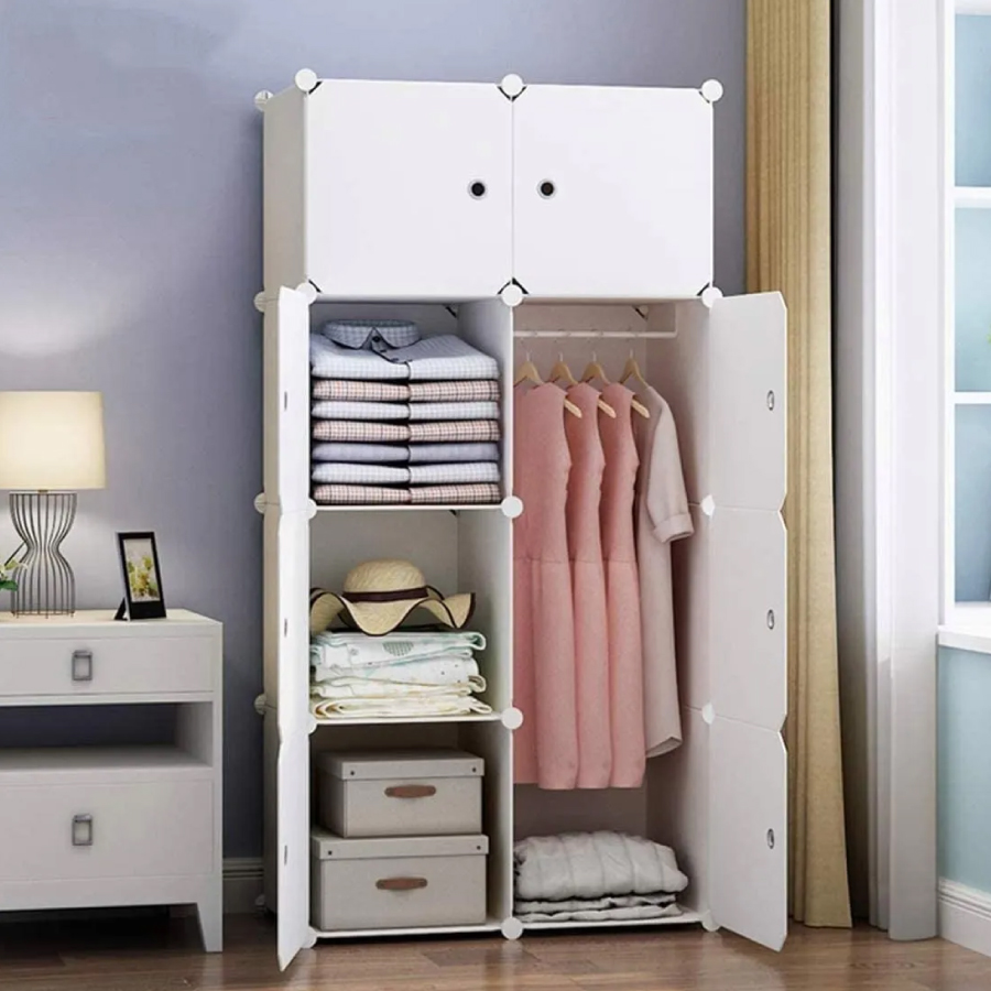 Ropero organizador plástico mueble modular - Imagen 6