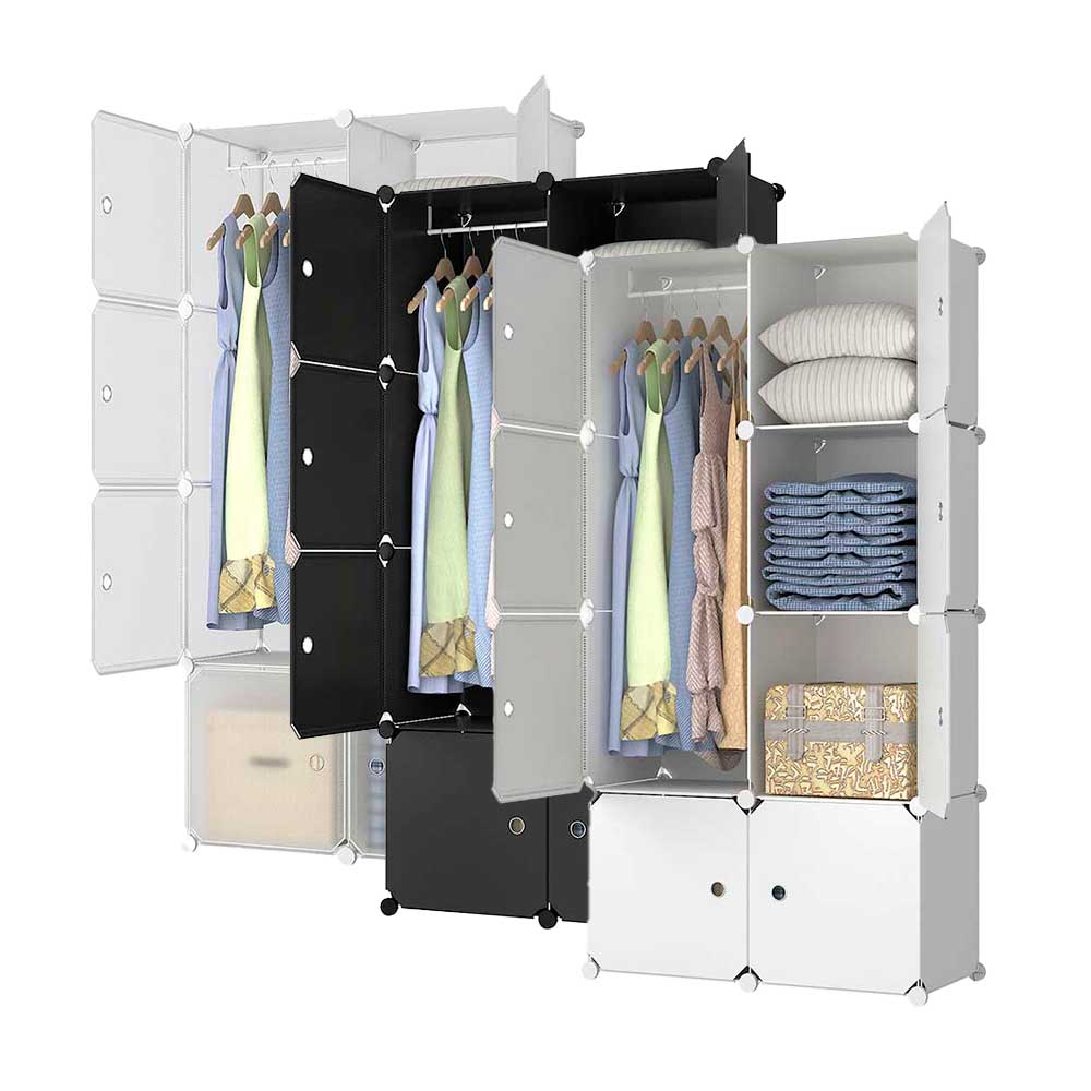 Ropero organizador plástico mueble modular