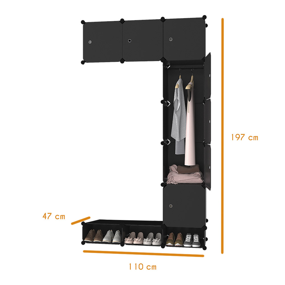 Extensión Guardaropa Perchero Armario Armable Modular| Utilisimo® - Imagen 7