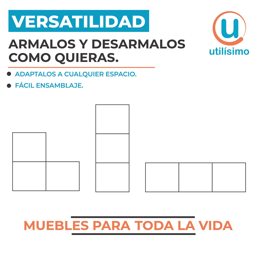 Buró Zapatero Organizador Plástico de tres niveles | Utilísimo® - Imagen 9