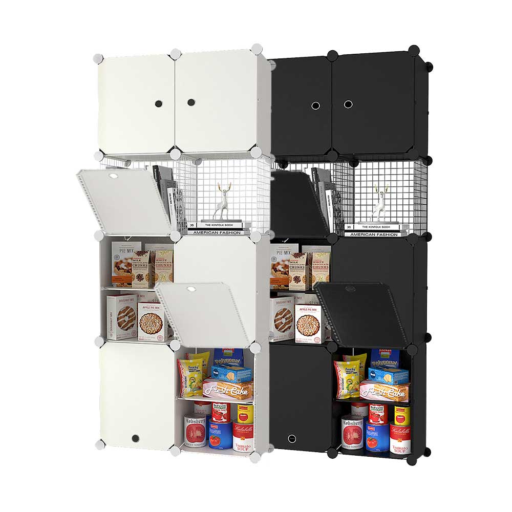 Gabinete Organizador Plástico Metálico 8 cubos | Utilísimo®
