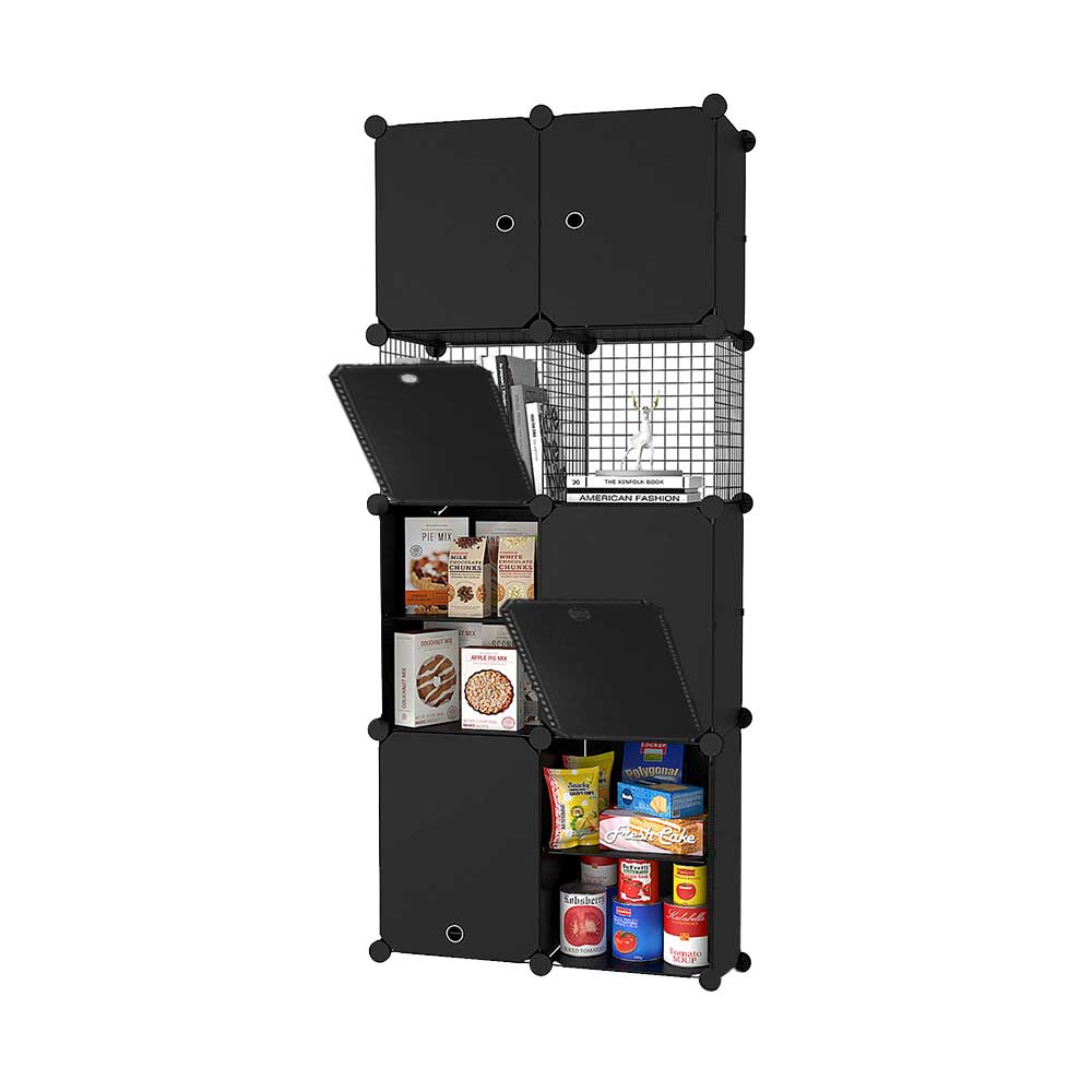 Gabinete Organizador Plástico Metálico 8 cubos | Utilísimo® - Imagen 3