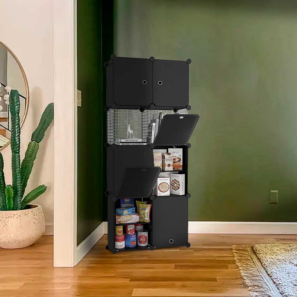 Gabinete Organizador Plástico Metálico 8 cubos | Utilísimo® - Imagen 9