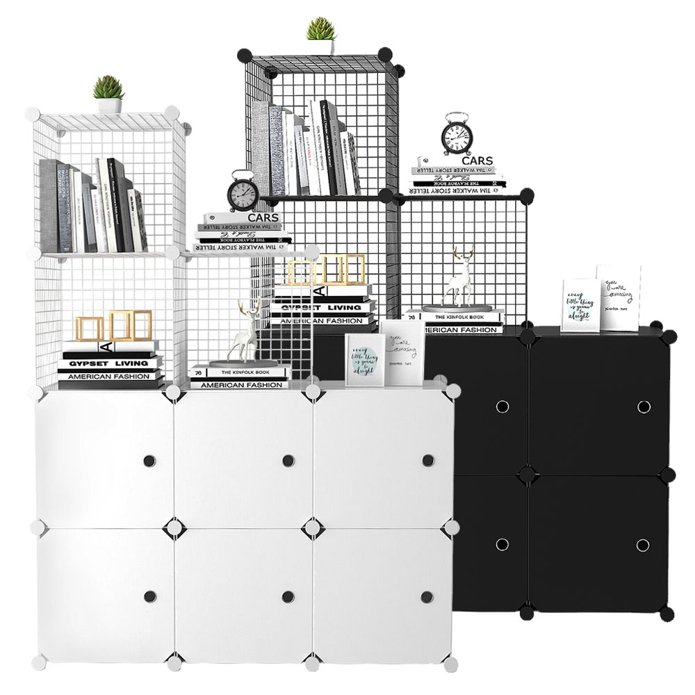 Gabinete Organizador Plástico Metálico 9 cubos | Utilísimo®