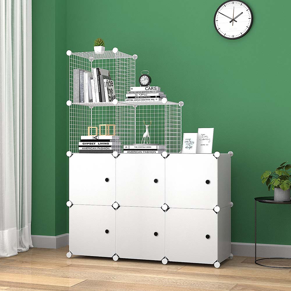 Gabinete Organizador Plástico Metálico 9 cubos | Utilísimo® - Imagen 3