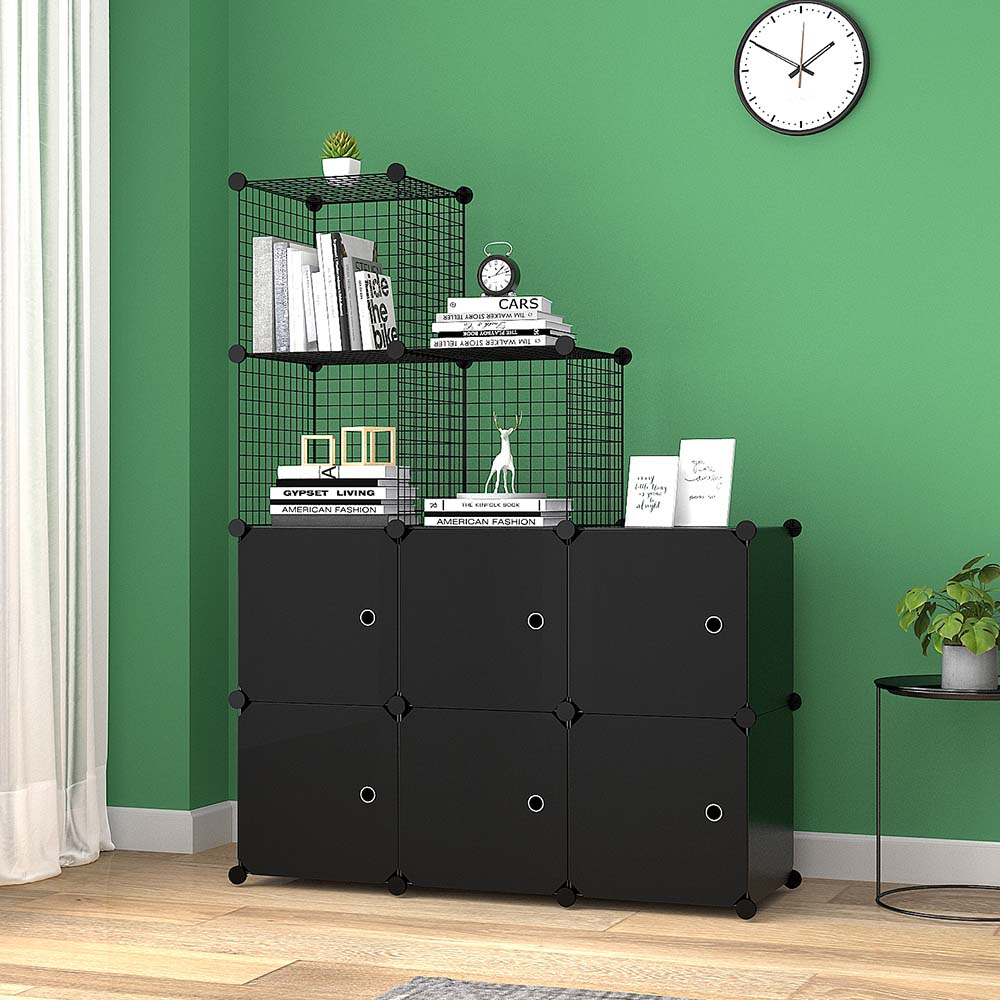 Gabinete Organizador Plástico Metálico 9 cubos | Utilísimo® - Imagen 4