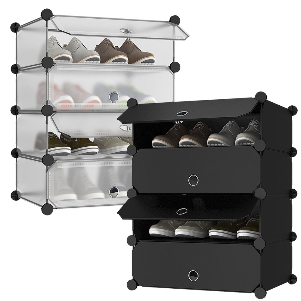 Buró Zapatero Organizador Plástico de cuatro niveles | Utilísimo® - Imagen 2