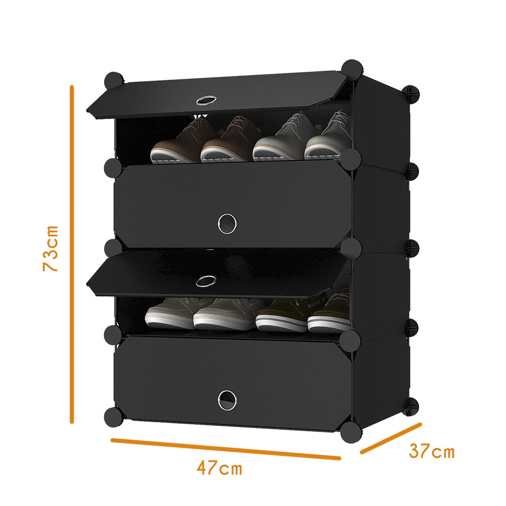 Buró Zapatero Organizador Plástico de cuatro niveles | Utilísimo® - Imagen 4