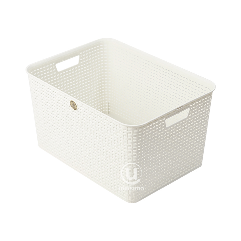 Canasta Rattan Mediana con Tapa | Utilisimo® - Imagen 13
