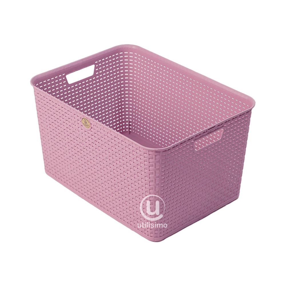 Canasta Rattan Mediana con Tapa | Utilisimo® - Imagen 11