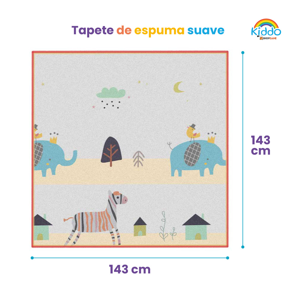 Tapete infantil antiderrapante doble vista - Kiddo - Imagen 9