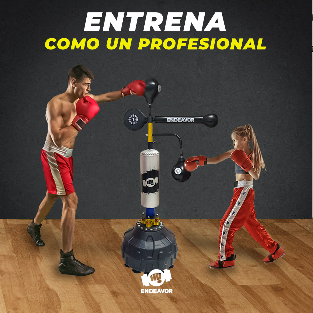 Costal de piso boxeo multiobjetivo brazo 360 y peras - ENDEAVOR - Imagen 9