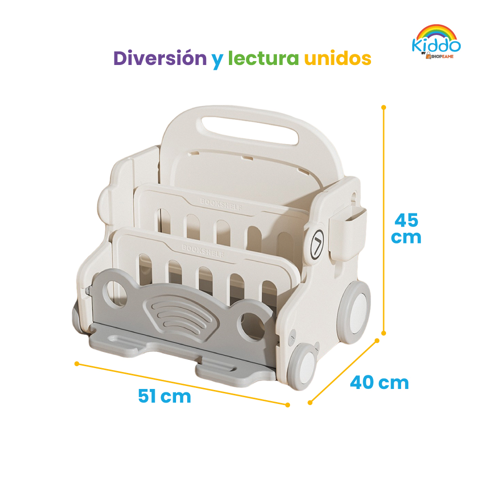 Librero organizador andadera montessori - Kiddo - Imagen 3