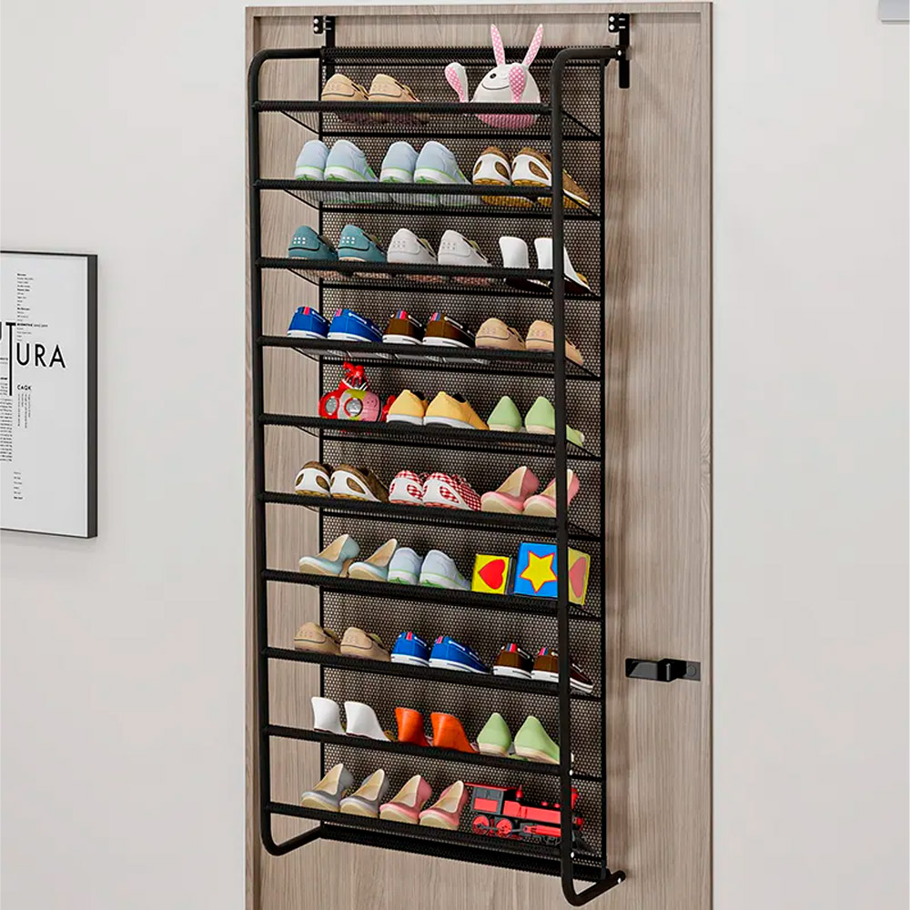 Organizador Zapatero Multiusos 10 Niveles 30 Pares para Puerta - Imagen 9
