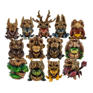 Maceta Artesanal Decorativa Personajes Místicos Kibales