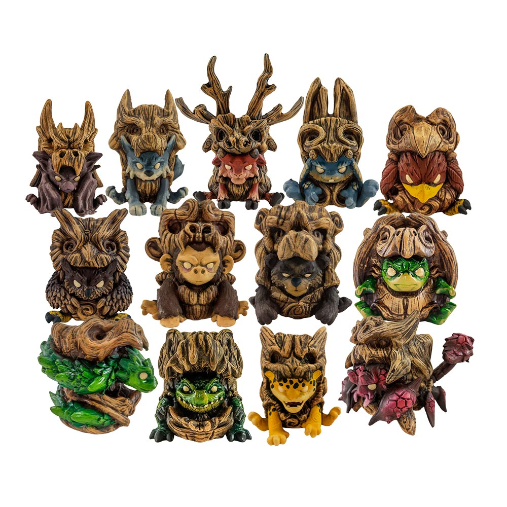 Maceta Artesanal Decorativa Personajes Místicos Kibales