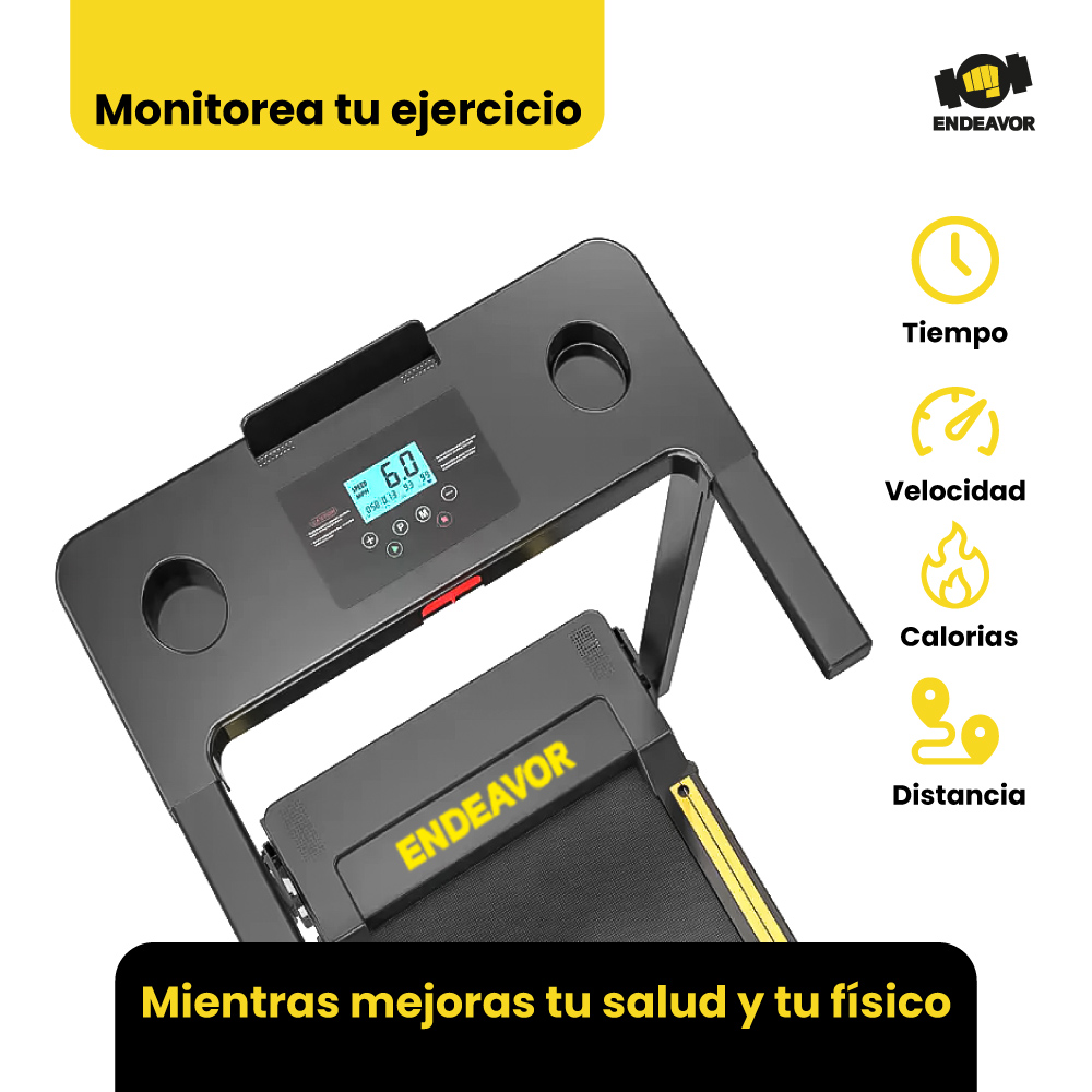 Caminadora eléctrica plegable 2.0HP 10km/h - ENDEAVOR - Imagen 5
