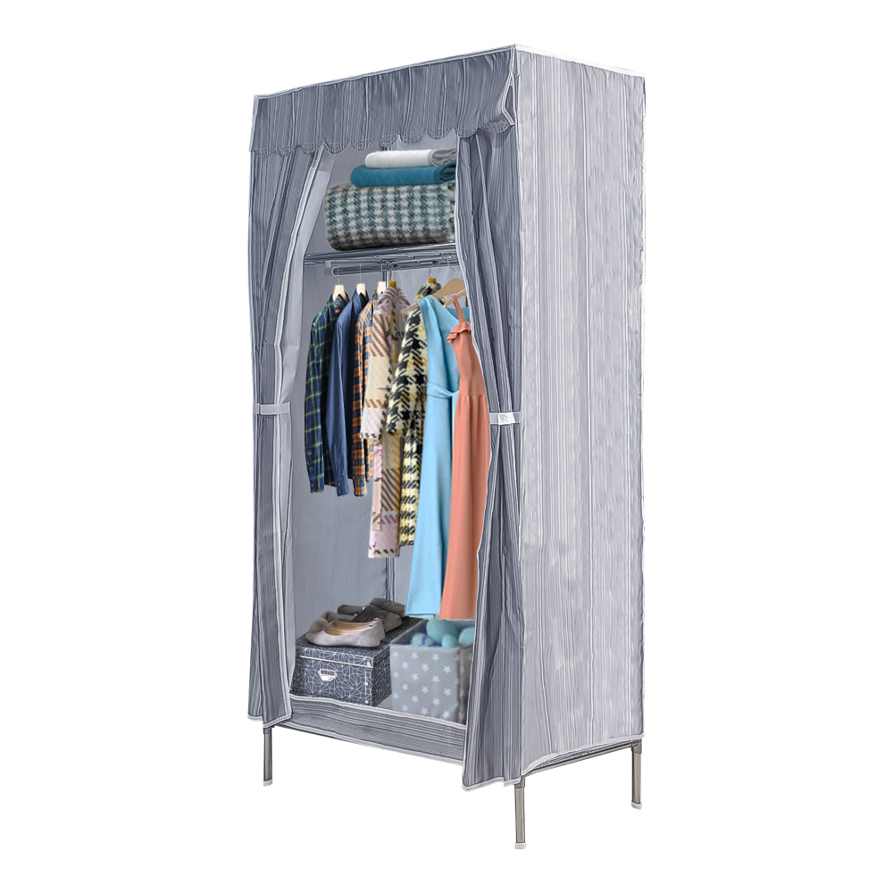 Rack Organizador Metálico con Perchero