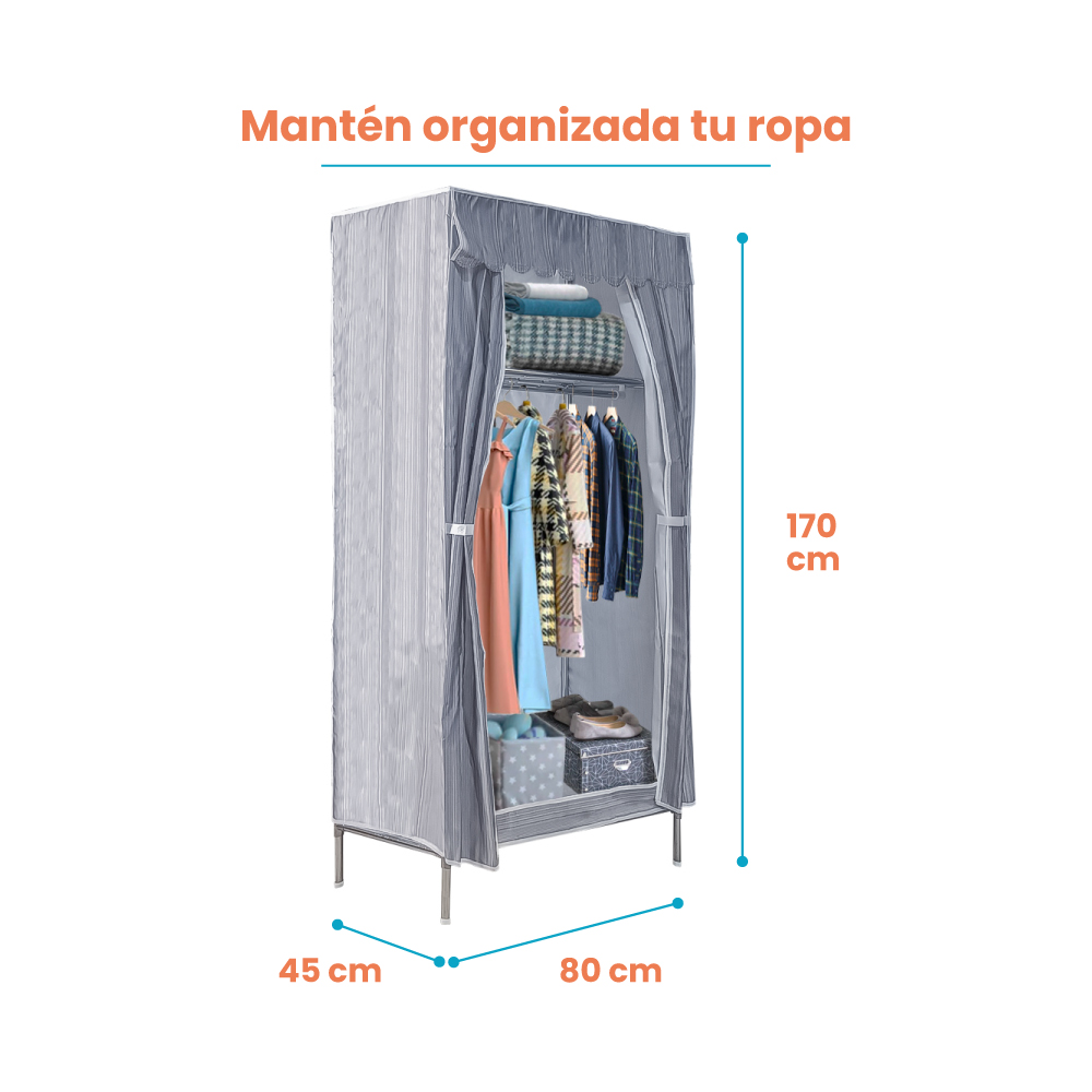 Rack Organizador Metálico con Perchero - Imagen 7