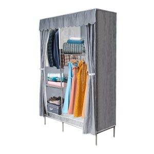 Rack Organizador Metálico con Perchero