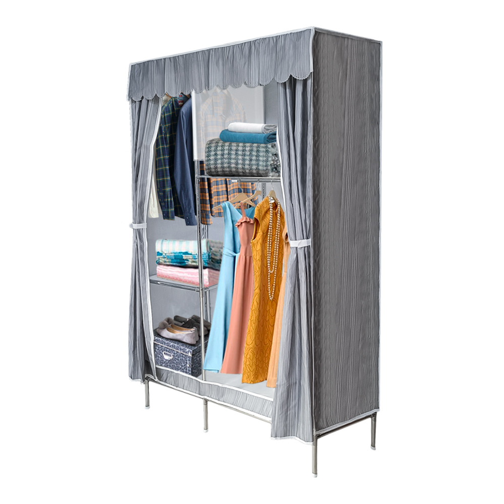 Rack Organizador Metálico con Perchero