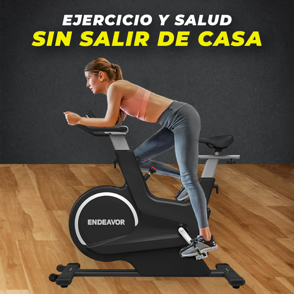 Bicicleta spinning fija disco magnético 6kg - ENDEAVOR - Imagen 5