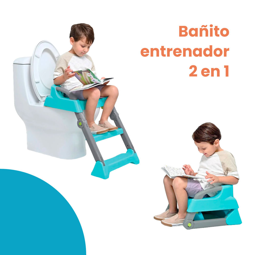 Baño Entrenador Escalera para Niños Bacinica 2 en 1 - Imagen 8