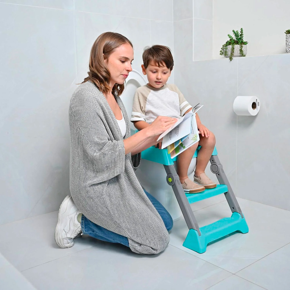 Baño Entrenador Escalera para Niños Bacinica 2 en 1 - Imagen 10