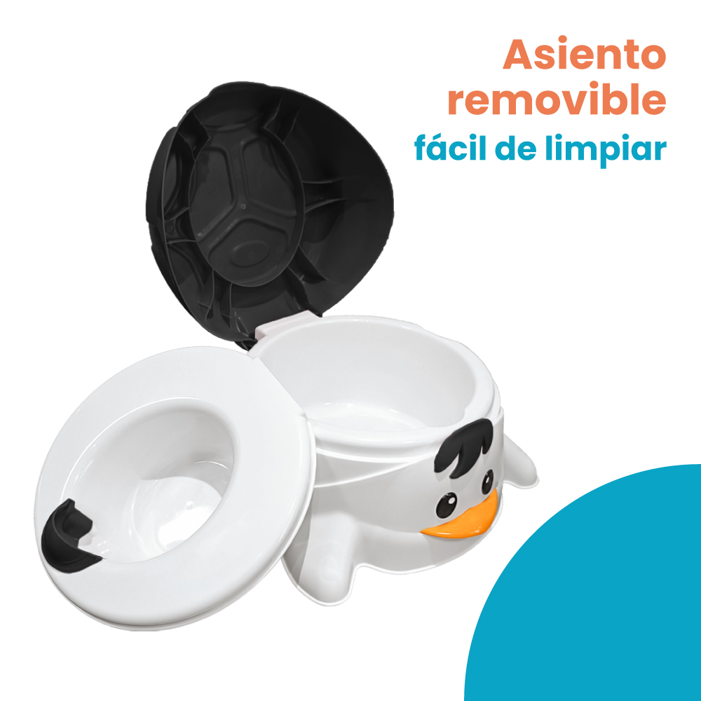 Bacinica Entrenador Banquito Escalon Pingüino - Imagen 8