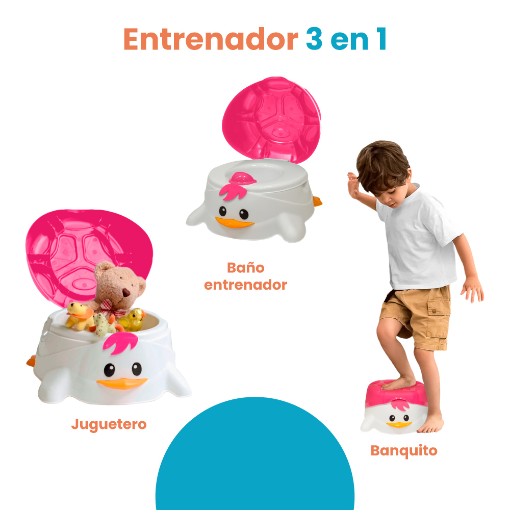 Bacinica Entrenador Banquito Escalon Pingüino - Imagen 9