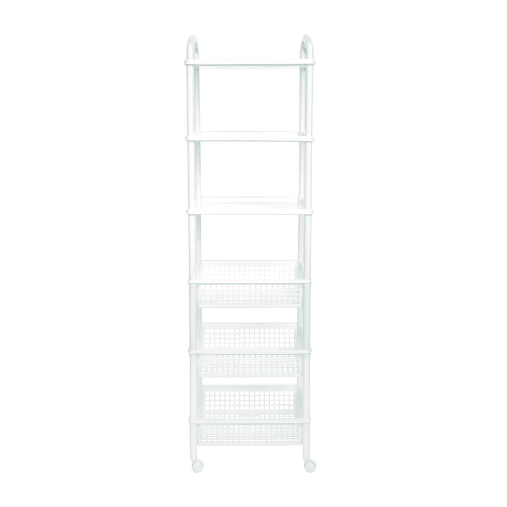 Rack Organizador Multiusos 3 Cestas 3 Charolas - Imagen 2