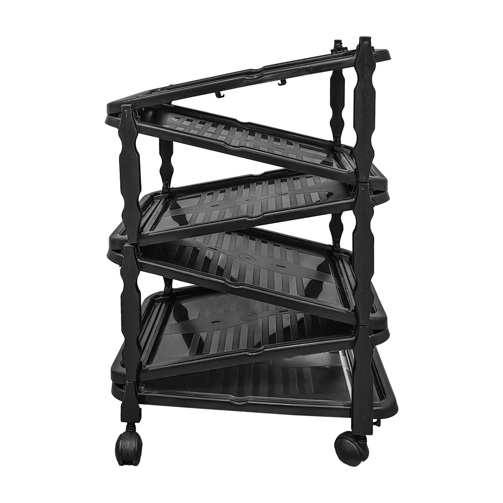 Organizador Zapatero Vertical 3 niveles 6 Pares Negro - Imagen 4